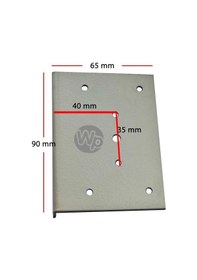 Resim Eymenyapimarket Dolap Menteşe Tamir Sacı Seti Kasa Kısmı Için 2 Li (502022439) 