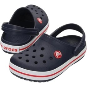 Resim Crocs Crocband Clog T 207005-485 Lacivert Erkek Çocuk Terlik Düz Topuk ve Dayanıklı Malzeme 