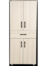 Resim Çok Amaçlı Dolap Hard Parlak Carden Model Suntalem 4raf 1çekmece 150 Cm El Yapım Açık Kahverengi 