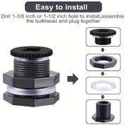 Resim Xuweiwei 1 Adet Pvc Bölücü Ve Tıpa - Yağmur Varili, Akvaryum, Tank Ve Havuzlar İçin 