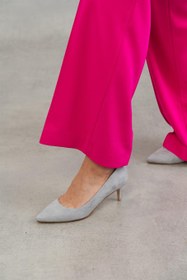 Resim Nell Gri Süet Stiletto 