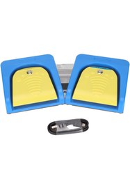 Resim ARDSU Çift USB 2 Ayak Pedalı, Kullanışlı Programlanabilir Bilgisayar Ayak Pedalı Dokunmaya Duyarlı 