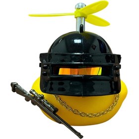 Resim CARMALL sevimli Kasklı Ördek Araç Göğüs Torpido Kasklı Pubq 