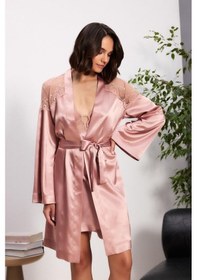 Resim Pierre Cardin 6'lı Brandy Uzun Gecelik Sabahlık Set 6035 Brandy 