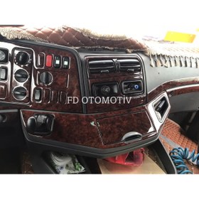 Resim Genel Markalar Mercedes Axor Torpido, Konsol, Trim, Göğüs Kaplama Seti Koyu Meşe Özel Renk 