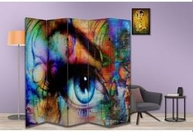 Resim Soyut Temalı Özel Tasarım Paravan Room Divider PRV1024, 180 x 180 
