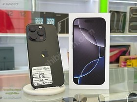 Resim Apple iPhone 16 Pro İkinci El TR | 512 GB | Siyah 