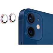 Resim Bilişim Akademi Iphone 12 Mini Uyumlu Gökkuşağı Taşlı Kamera Lensi Koruma 