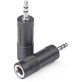 Resim BK Teknoloji 3.5mm Stereo Erkek / 6.35MM Stereo Dişi Ses Çevirici Adaptör 