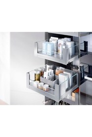 Resim Blum İç Kiler Çekmecesi Legrabox Free C Yüksek Camlı Yanak Önü Camlı 50 Cm. Frenli Otion Orion G 