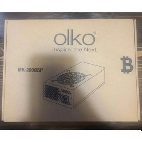 Resim OLKO MK-2200SP 2200W 96+ 2 FANLI MİNİNG POWERSUPLY KUTULU 