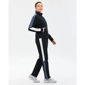 Resim Skechers W Colour Block Track Suit Kadın Siyah Eşofman Takımı S2610027-3817 