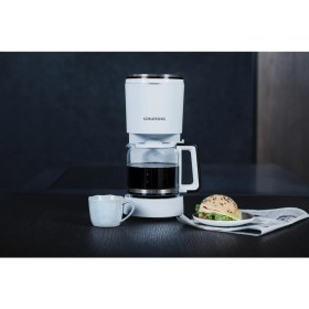 Resim Grundig NEWLINE KM 5860 P Filtre Kahve Makinesi 10 Fincan Kapasite Beyaz Cam Hazne ile 