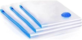 Resim Vindex Vakumlu Giyisi Yastık Yorgan Saklama Torbası Poşeti Hurç - Large - 50x70 Cm. - 5 Paket 