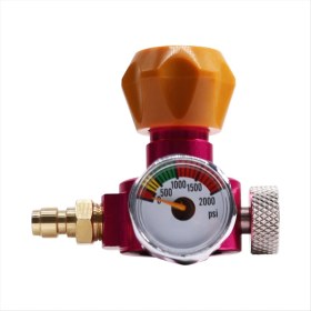 Resim Empoorlium Co2 Doldurma Adaptörü Duo/terra/art Hızlı Bağlantı Co2 Şişesi Için 2000PSI Basınç Göstergeli Co2 Şişesi Adaptörü, Gül Kırmızısı (Yurt Dışından) 