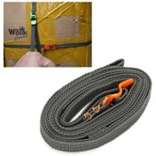 Resim Sones Açık Hava Hızlı Çözme Bağlama Bandı İpi / Sırt Çantası Paketleme Bandı Turuncu 