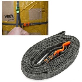 Resim Sones Açık Hava Hızlı Çözme Bağlama Bandı İpi / Sırt Çantası Paketleme Bandı Turuncu 