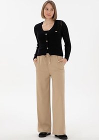 Resim U.S. Polo Assn. Kadın Açık Haki Pantolon (Kanvas-Chino) 50290877-VR183 