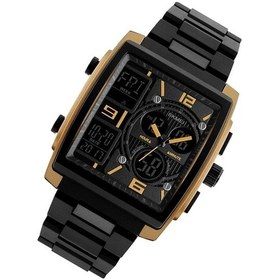 Resim Yingfu Skmeı 1274 Erkek Moda Elektronik Saat, Açık Hava Sporları İzle Altın Renkli Çok Renkli 