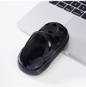 Resim Dashanshop Siyah Mini Şık Ve Sevimli Şeffaf Plastik Küllük - Oturma Odası Veya Ofis İçin 