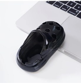 Resim Dashanshop Siyah Mini Şık Ve Sevimli Şeffaf Plastik Küllük - Oturma Odası Veya Ofis İçin 