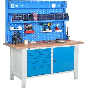 Resim Star Çelik Atölye Çalışma Tezgahı (1600 x 720 x 830-930 mm) 