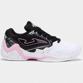 Resim Joma Set Siyah Kadın Toprak Kort Tenis Ayakkabısı Tsels2501ac Siyah - Beyaz 