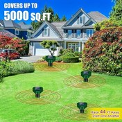 Resim Güneş Enerjili Köstebek Kovucu 2'li/4'lü Set, Bahçe için Yılan Kovucu, Su Geçirmez Ses Dalgası Teknolojisi ile Dış Mekan Hayvan Kovucu - Vole Gopher Sincap ve Stinkoçevre Çimenlikten Uzak Tutma 