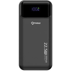 Resim KTOOLS Buıldted In Dahılı Pd Kablolu 20000 mAh Siyah Powerbank 
