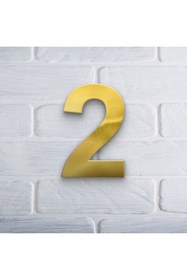 Resim Trend Pleksi Yapışkanlı Pleksi Gold Ayna 2 Numara (10cm Yükseklik) 