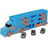 Resim 3 Katlı 3 Araçlı Mavi Transporter Oyun Seti 