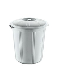 Resim Eko Jumbo Çöp Kovası 90 Lt. Ak272 Altın - Krem 