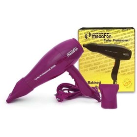 Resim Genel Markalar Megafön Profesyonel Kuaför Saç Kurutma/fön Makinesi 2400w Bordo 