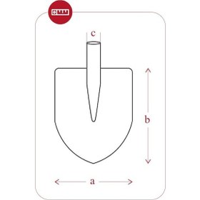 Resim Yaparlar 5210 Madenci Küreği 260x320mm - Sapsız 