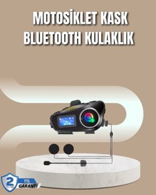 Resim 500 Metre İnterkom Mesafeli Kask Kulaklığı Gürültü Engelleyici 