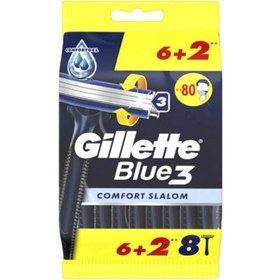 Resim Gillette Blue-3 Comfort Slalom Kullan At Tıraş Bıçağı 8'li 