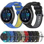 Resim Sones Garmin Approach S60 Spor İki Renkli Silikon Saat Bandı İçin 