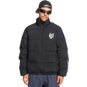 Resim Quiksilver Puff The Dragon Erkek Siyah Snowboard Ceketi 