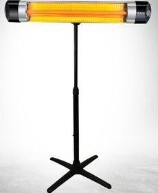Resim HOOK Elektrikli Isıtıcı Soba Infrared 2000w ve Lüx Alüminyum Çelik Stand Isıtıcı Ayak Mt150 