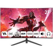Resim Npc 27" MD270K-V 1ms 180Hz HDMI,DisplayPort VA Curved Full HD Gaming Oyuncu Monitör 
