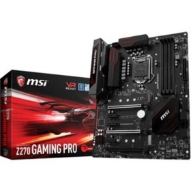 Resim MSI Z270 GAMING PLUS Intel Z270 1151 Soket 3800MHz O.C. DDR4 USB 3.1 DVI&DP Anakart 