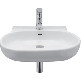 Resim Kale Vitrifiye Zero 60 x 50 CM Oval Seramik Beyaz Lavabo 