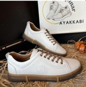 Resim Luis Figo %100 Hakiki Deri Rahat Ortopedik Erkek Günlük Sneaker Spor Ayakkabı Yeni Sezon 39-44 