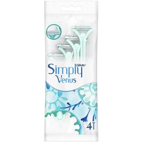 Resim Simply 2 Kullan At Kadın Tıraş Bıçağı 4'Lü - STD / STD 