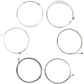 Resim Elektro Gitar Dizeleri 1-6 Dizeleri Çelik Tel Gitar 