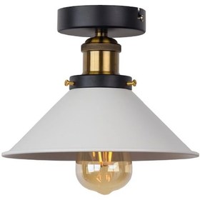 Resim Riolight Metal Siyah-Beyaz Plofonyer Sarkıt Beyaz 