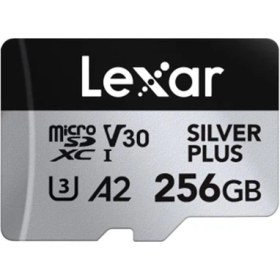 Resim Lexar 256GB Lexar LMSSIPL256G-BNANG Hıgh-Performance Sılver Plus Mıcrosdxc Uhs-I Up To 205MB/S Read 150MB/S Wrıte C10 A2 V30 