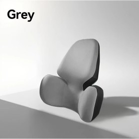 Resim Willowhaven Ergonomik Bel Destek Yastığı Hafızalı Köpük Ayarlanabilir Kayış Gri 1 Adet 