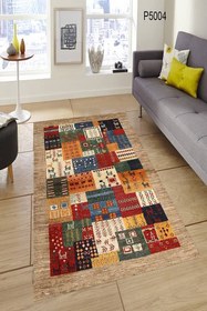Resim En Ucuz Patchwork Halı Dekhera P5004 - 100X200 / Deri Taban 