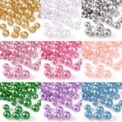 Resim Çok Yönlü Süt Beyazı Yapay İnciler - 30/85g Karışık Boyutlar 3-15mm DIY El İşleri, Vazo Dolgusu, Pasta Süsleri, Yüzen Mumlar & Parti Süslemeleri için 